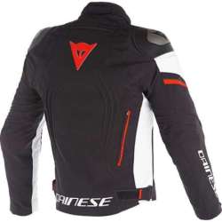 Dainese-Jacke D-Dry Racing 3 schwarz-weiß