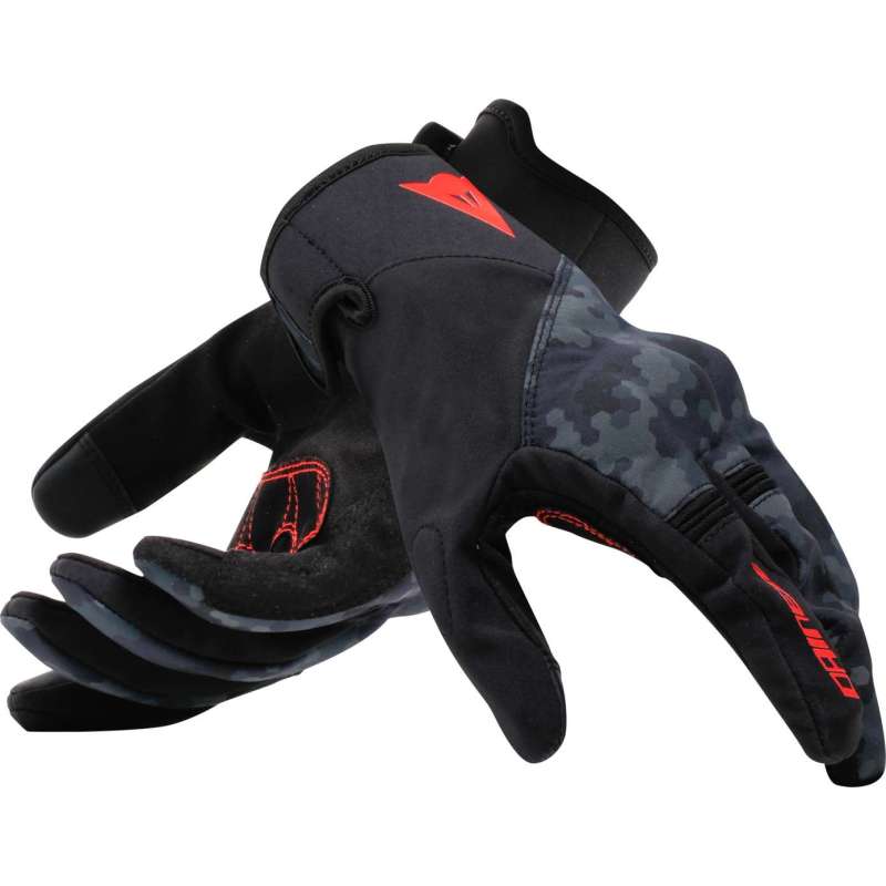 Dainese-Intrepyd-Handschuhe für Herren, schwarz-camouflage-grau