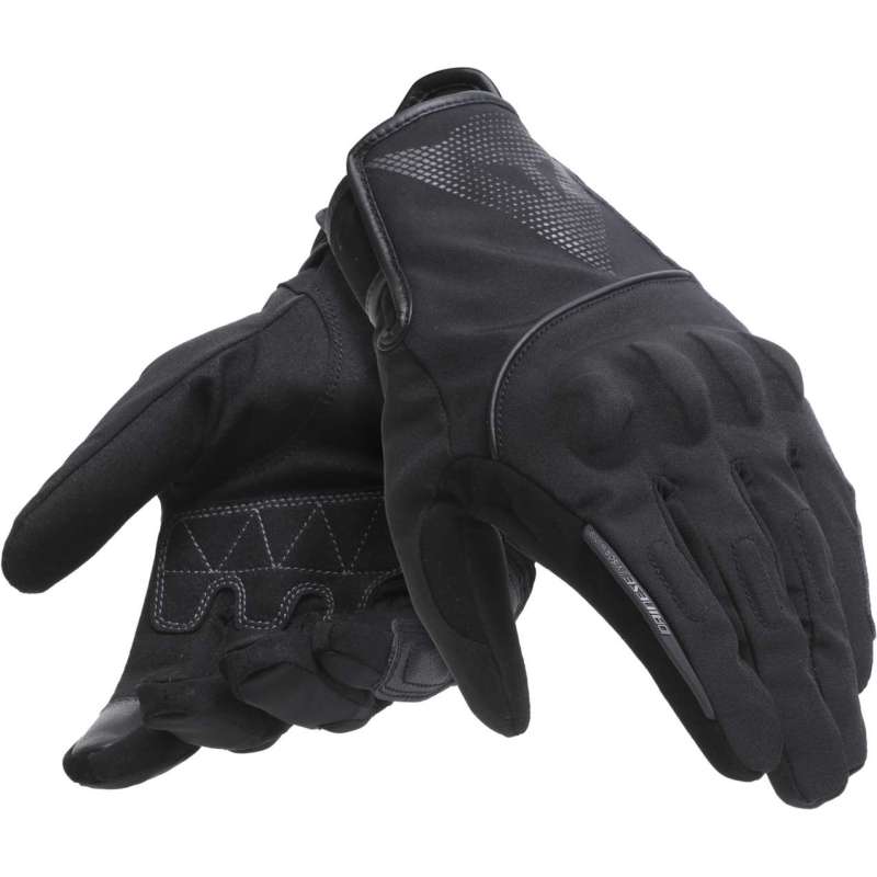 Dainese-Handschuhe Udine WP aus schwarzem Leder