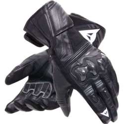 DaineseReacto Carbon Long Herren-Lederhandschuhe, schwarz-dunkelgrau