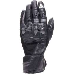 DaineseReacto Carbon Long Herren-Lederhandschuhe, schwarz-dunkelgrau