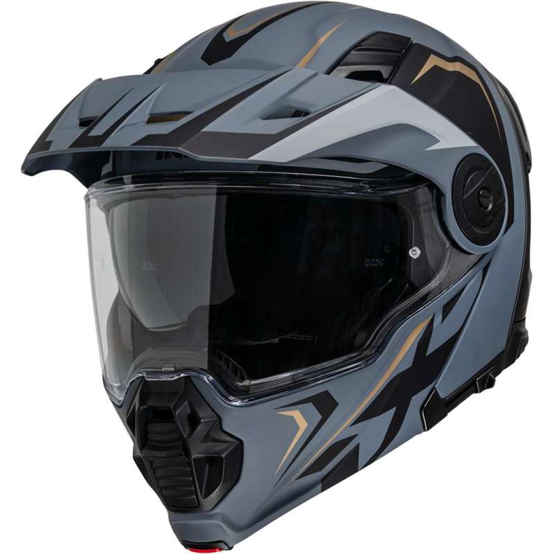 Casque modulable iXS Venture 1.0 MIPS noir mat or