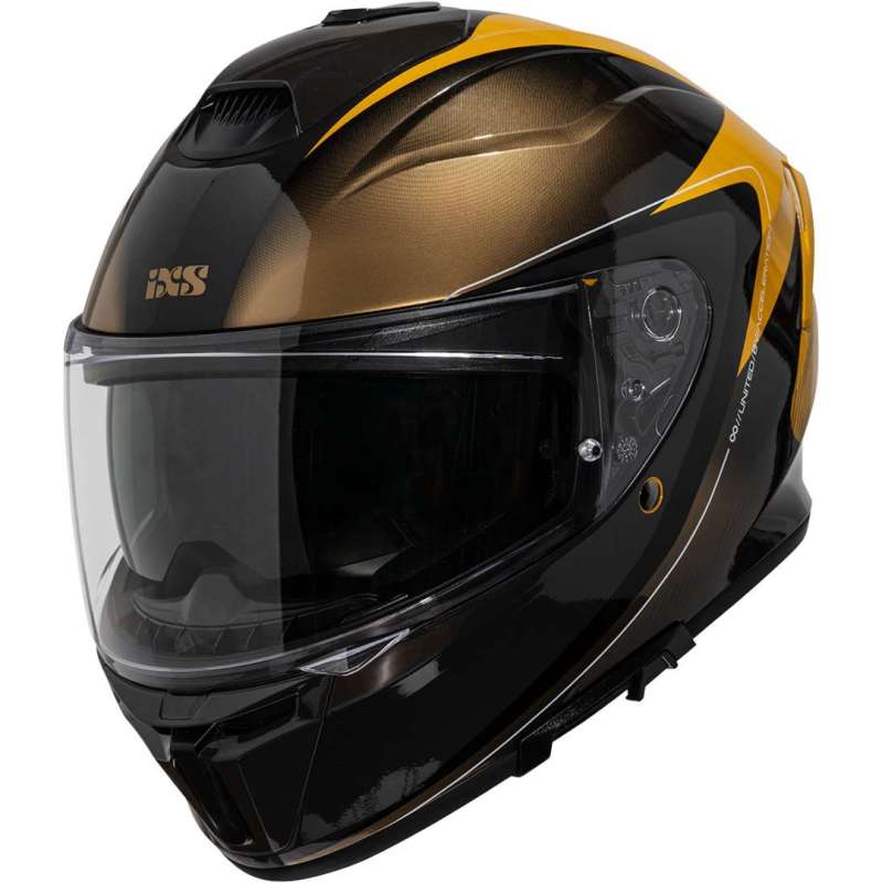 Integralhelm iXS Rapid 1.0 Graphic mango anthrazit