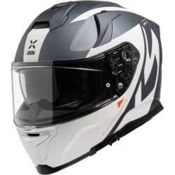 Casque intégral iXS Rapid 2.0 Graphic blanc mat gris