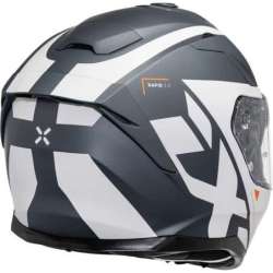 Integralhelm iXS Rapid 2.0 Graphic mattweiss grau