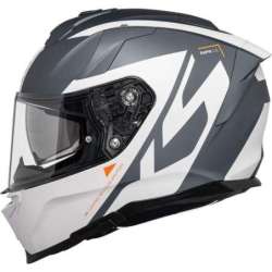 Integralhelm iXS Rapid 2.0 Graphic mattweiss grau