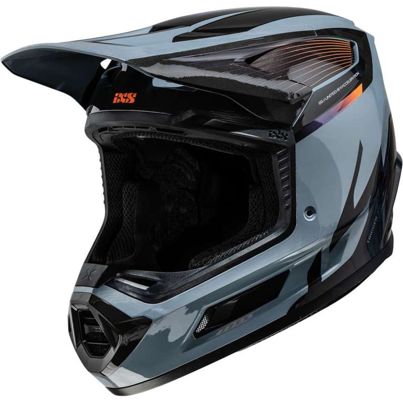 Integralhelm iXS Trigger MX 1.0 Graphic MIPS grau schwarz