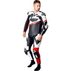 Einteiler iXS Ace 1.0 schwarz weiß rot 1
