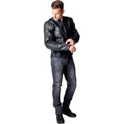 IXS Ace 1.0 Lederjacke schwarz