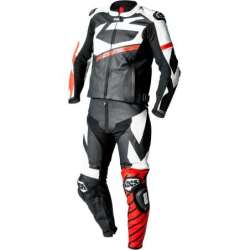 Combinaison 2 pièces iXS Ace 1.0 noir blanc rouge