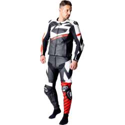 2-teiliger Anzug iXS Ace 1.0 schwarz weiß rot