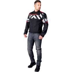 IXS Rapid-STX 2.1 Laminierte Jacke schwarz rot grau