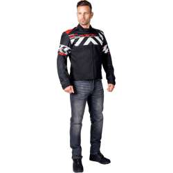 IXS Rapid-STX 2.1 Laminierte Jacke schwarz rot grau