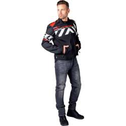 IXS Rapid-STX 2.1 Laminierte Jacke schwarz rot grau