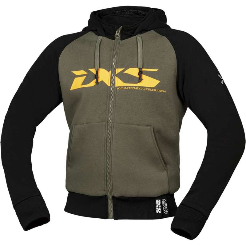 Sweat iXS Rapid 1.0 Hoodie vert orange
