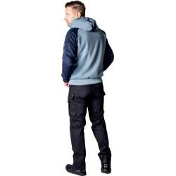 Sweatshirt iXS Rapid 1.0 Hoodie dunkelblau blau grau