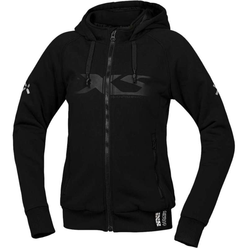Sweatshirt iXS Rapid 1.0 Hoodie coal Frau schwarz