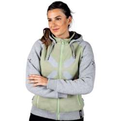 Sweatshirt iXS Rapid 1.0 Hoodie Frau hellgrün grau