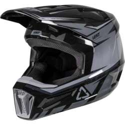 Casque Leatt Moto 2.5 V26 gris-noir