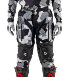 Leatt-Motorradhose 4.5 Enduro Forge schwarz-grau-Camo