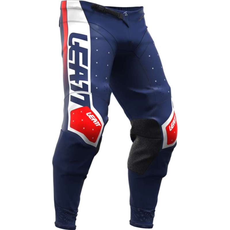 Leatt-Motorradhose 4.5 Royal Blau-Rot-Weiß