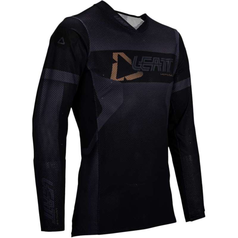 Leatt-Motorradjacke 5.5 UltraWeld V25 – Schwarz-Grau-Gold