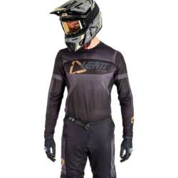 Leatt-Motorradjacke 5.5 UltraWeld V25 – Schwarz-Grau-Gold