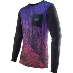 Leatt-Pullover Long Shirt Premium V25 Jungle schwarz-orange-blau