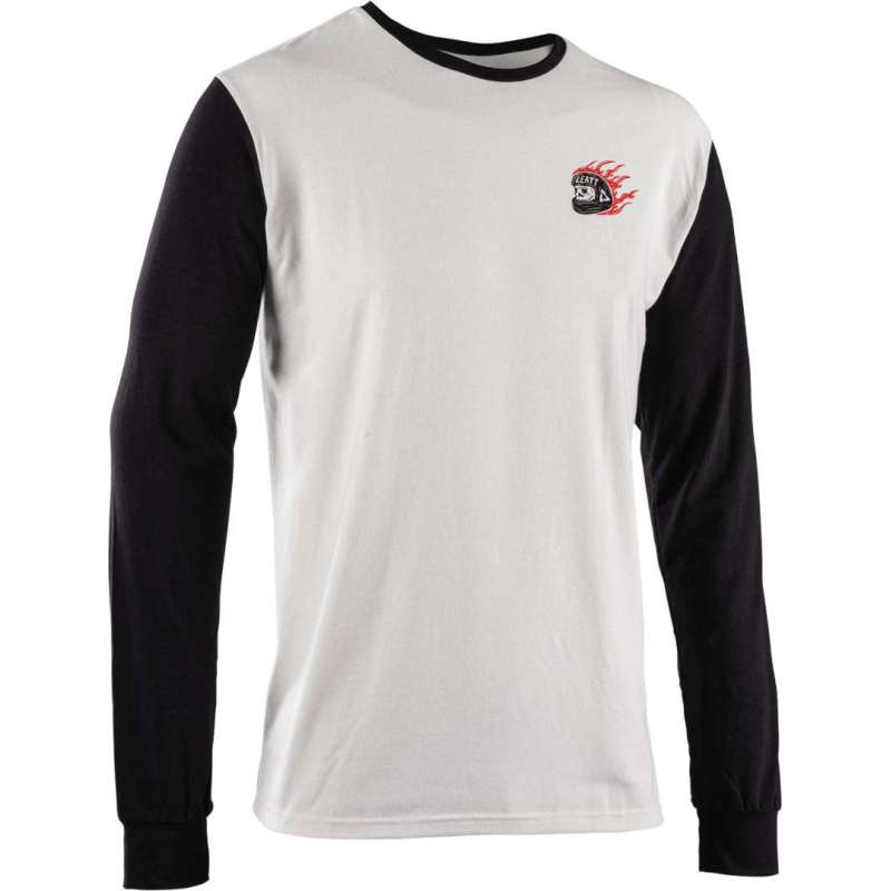 Pull Leatt Long Shirt Core V26 creme blanc