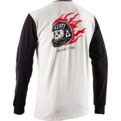 Leatt-Pullover Long Shirt Core V26 cremefarben-weiß