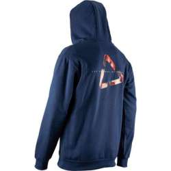 Leatt-Kapuzenpullover „Hoodie Core V26“ in blauem Denim