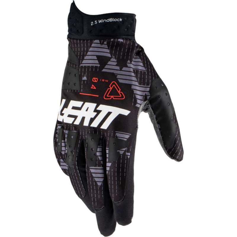 Leatt-Motorradhandschuhe 2.5 WindBlock 23, schwarz