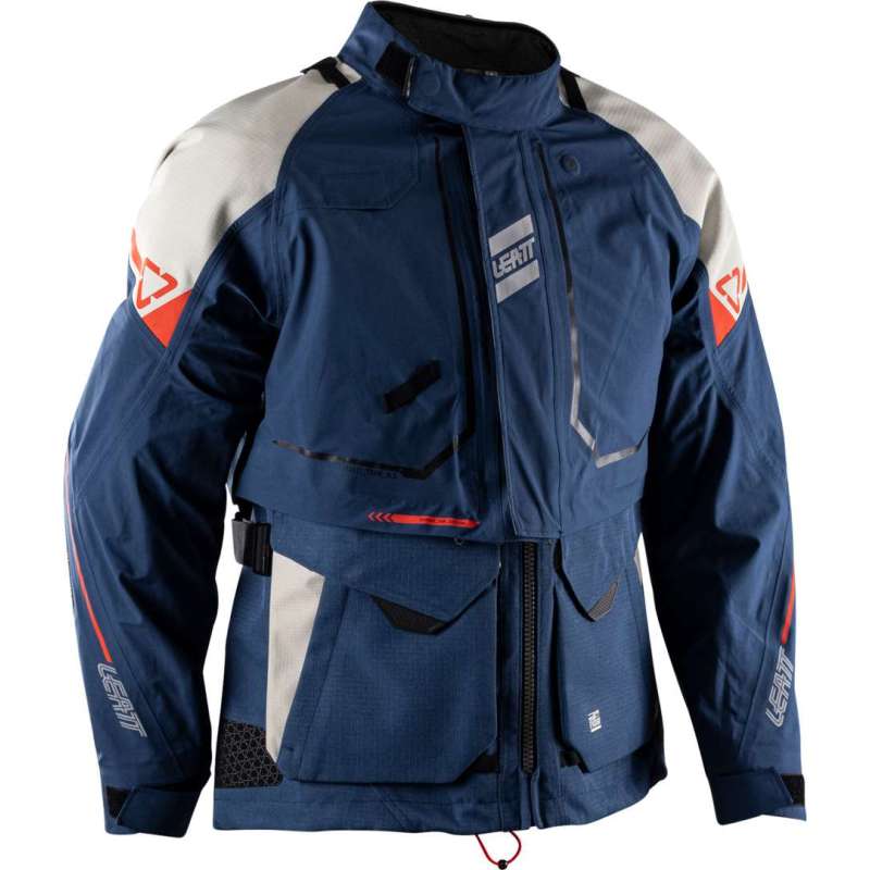 Leatt-Jacke ADV MultiTour 8.5 V26 Midnight – – 2X blau-weiß-rot