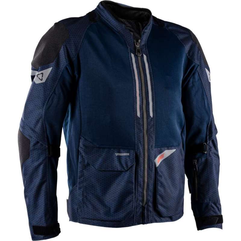 Leatt-Jacke ADV FlowTour 4.5 V26 Midnight Blau-Schwarz