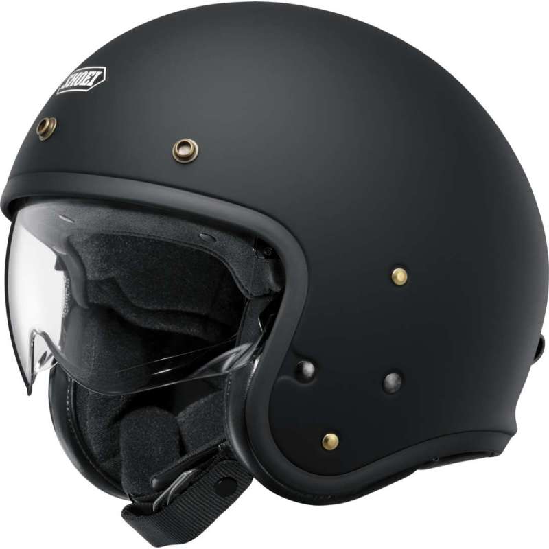 Casque jet SHOEI J-O 2 Candy noir mat