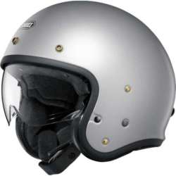 SHOEI J-O 2 Candy Jet-Helm, hellgrau matt