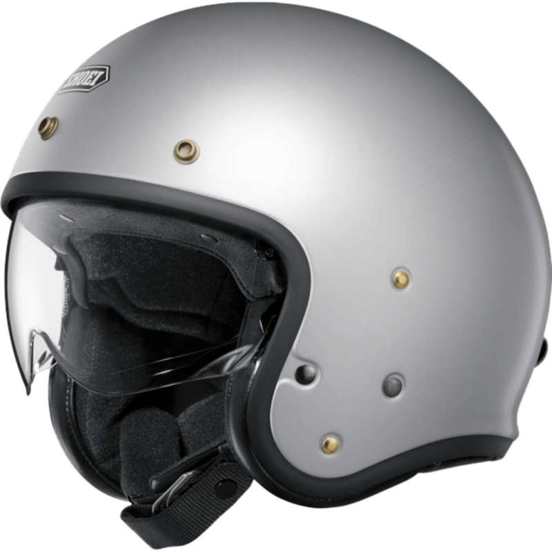 SHOEI J-O 2 Candy Jet-Helm, hellgrau matt