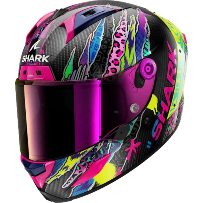 SHARK AERON FAWN Integralhelm, blau-violett-rosa
