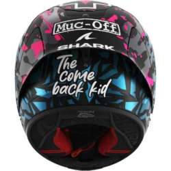 Casque intégral SHARK AERON GP FIM RACING 2 REPLICA REDDING noir-rose-bleu