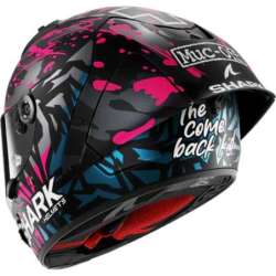 SHARK AERON GP FIM RACING 2 REPLICA REDDING Integralhelm, schwarz-rosa-blau
