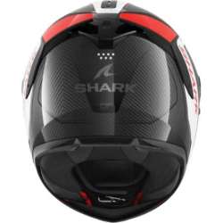 Integralhelm SHARK SPARTAN GT PRO CARBON MEKARIUM dunkelgrau-weiß-rot