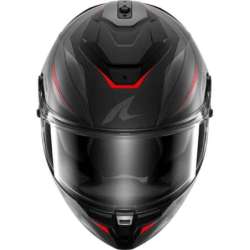 Casque intégral SHARK SPARTAN GT PRO CARBON MEKARIUM gris foncé mat-rouge