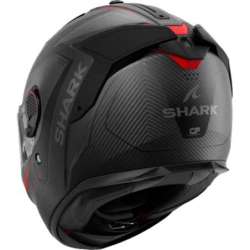 Casque intégral SHARK SPARTAN GT PRO CARBON MEKARIUM gris foncé mat-rouge