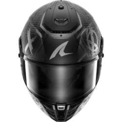 Integralhelm SHARK SPARTAN RS CARBON SHIEVER mattschwarz-dunkelgrau-silber