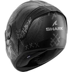 Integralhelm SHARK SPARTAN RS CARBON SHIEVER mattschwarz-dunkelgrau-silber