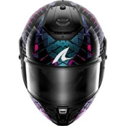 Integralhelm SHARK SPARTAN RS REPTAIA schwarz-blau-rosa