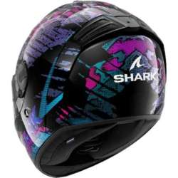 Casque intégral SHARK SPARTAN RS REPTAIA noir-bleu-rose