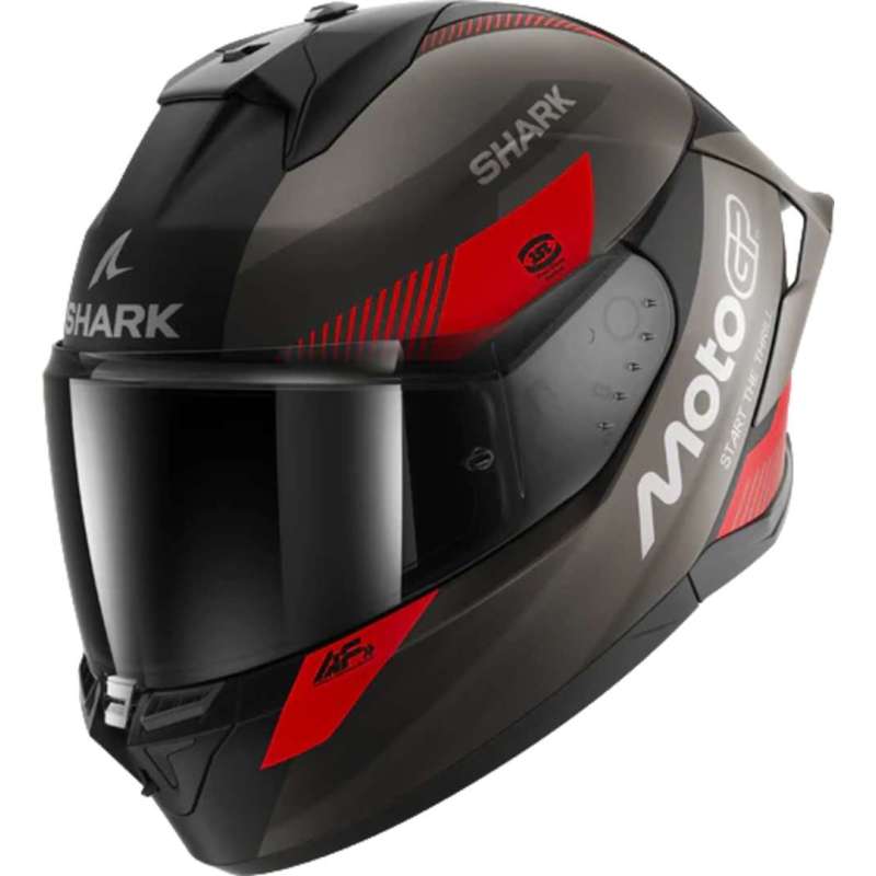 Integralhelm SHARK SKWAL CUP MOTOGP, dunkelgrau matt-rot