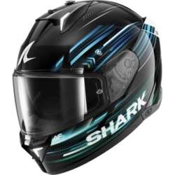 Casque intégral SHARK SKWAL i3 LIGHT-BLUR noir-bleu-vert