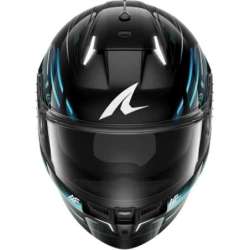 Casque intégral SHARK SKWAL i3 LIGHT-BLUR noir-bleu-vert